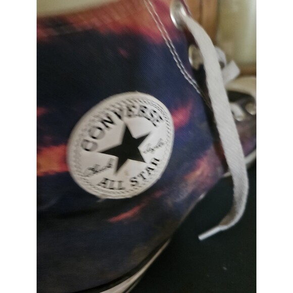Converse Chuck Taylor All Star High Shoes Women's Sz 11 Tie Dye Sunset Sneakers - Picture 4 of 8